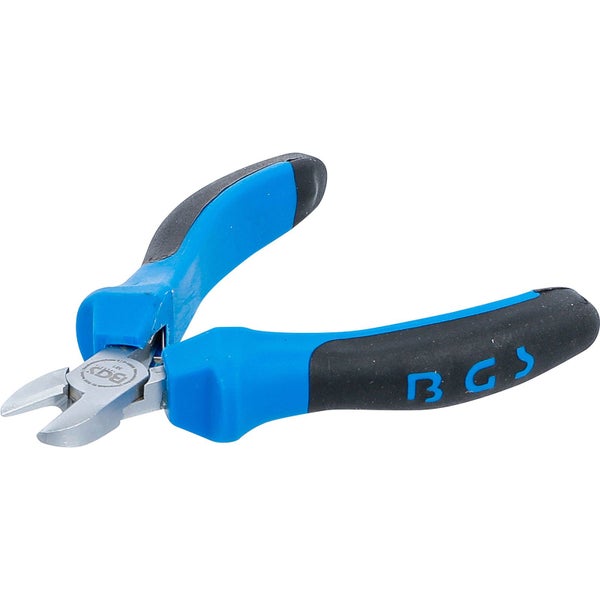 Seitenschneider mit blau-schwarzem Griff