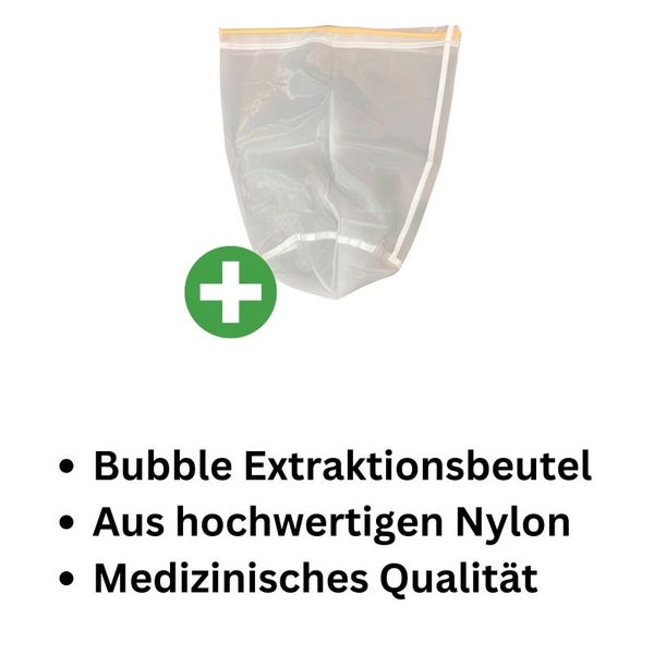 Medizinisches Extraktions-Netz 20 Liter, 45 Mikrometer – Lebensmittelechtes Nylon, Hitzebeständig bis 225°C, Langlebig & Präzise Filterung für Effiziente Extraktionen