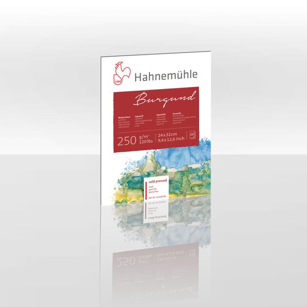 Hahnemühle Papier Burgund, 24 x 32 cm, 250 g/m²