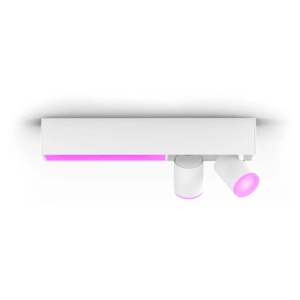 Philips Hue Bluetooth White & Color Ambiance Deckenleuchte Centris in Weiß 22,4W 1410lm 2x GU10