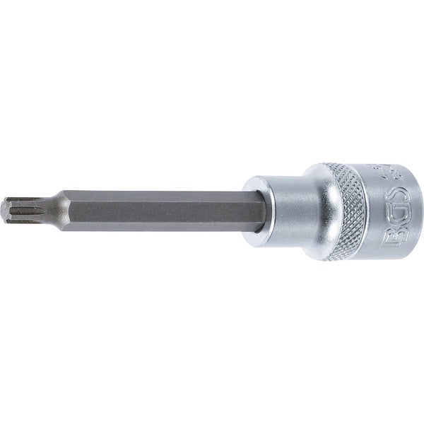 BGS Bit-Einsatz Länge 100 mm Antrieb Innenvierkant 12,5 mm (1/2) Keil-Profil (für RIBE) M6 - 4161