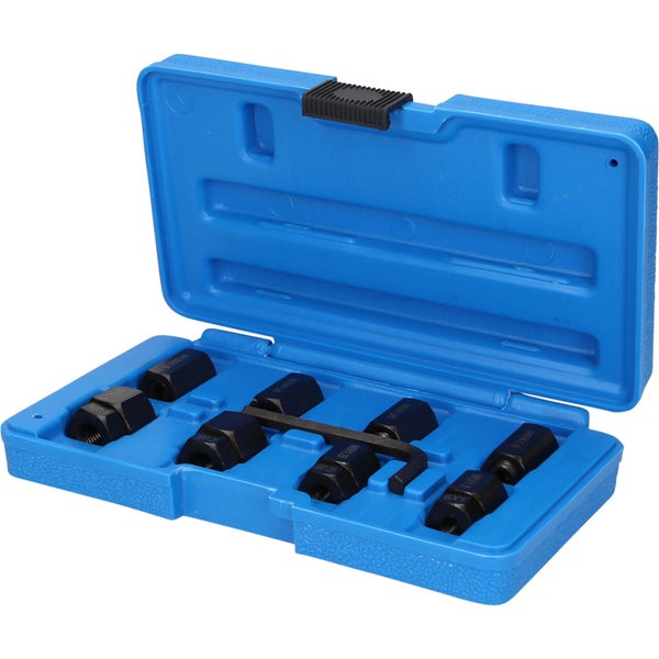 9-teiliges Gewindereparatur-Werkzeugset mit Innensechskantschlüssel in blauer Aufbewahrungsbox