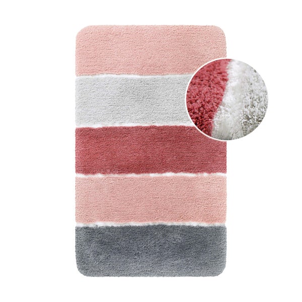 Badteppich Puder Rosa Rio Marina Homie Living 80x150 cm