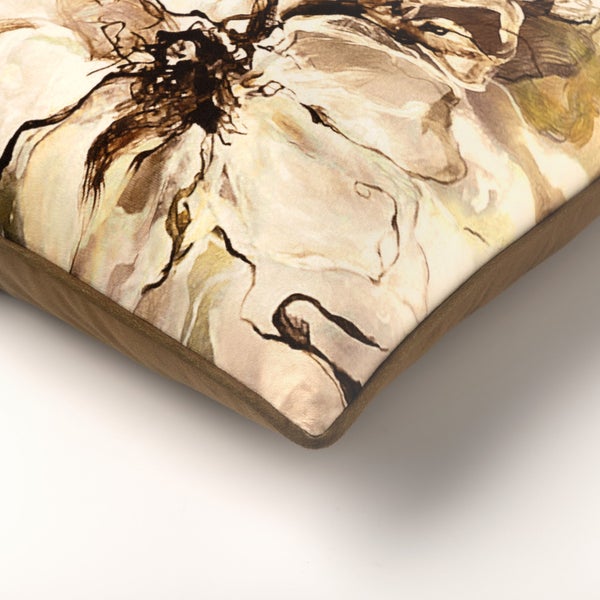 Dekokissen mit Blumenmuster