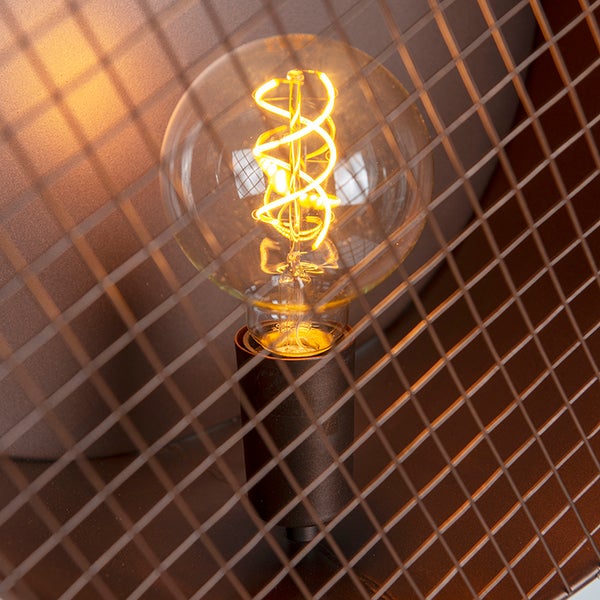 Dekorative Glühbirne mit Drahtgeflecht