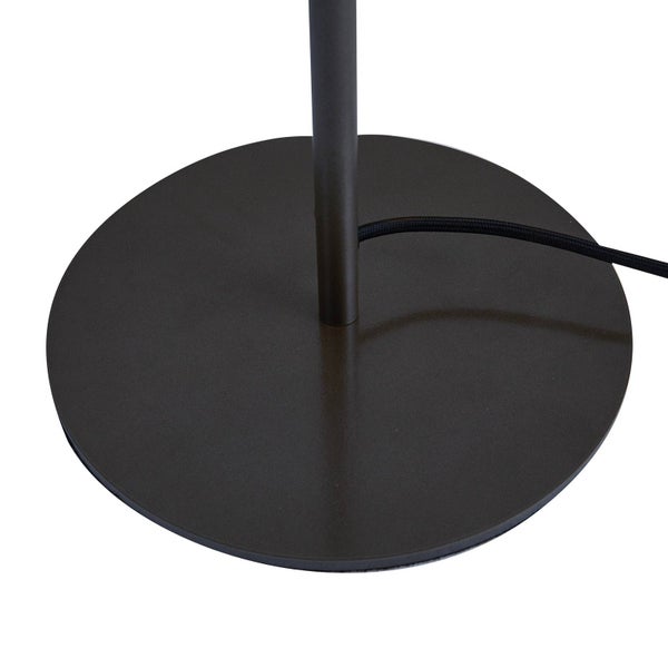 Lucande Tischlampe Nysira (Modern) in Schwarz aus Metall (2 flammig, E27) - Tischleuchte Schreibtischlampe Nachttischlampe Wohnzimmerleuchte