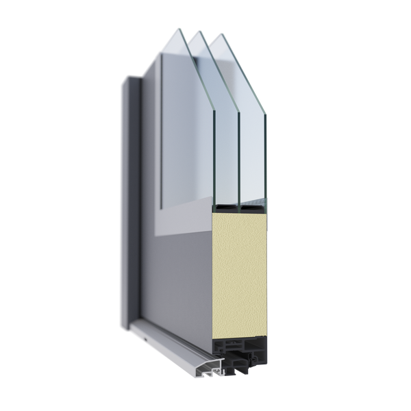 Tür mit Türgriff und Schloss