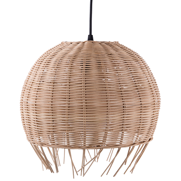 Hängeleuchte Rattan natürlich Kugelform DRINO