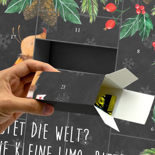 Mr. & Mrs. Panda Befüllbarer Adventskalender Nachtfalter Fähnchen - Schwarz