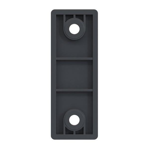 Geiger Kurbelhalter | für 12-17 mm Kurbeln | Wandabstand 25 mm | Kunststoff | schwarz