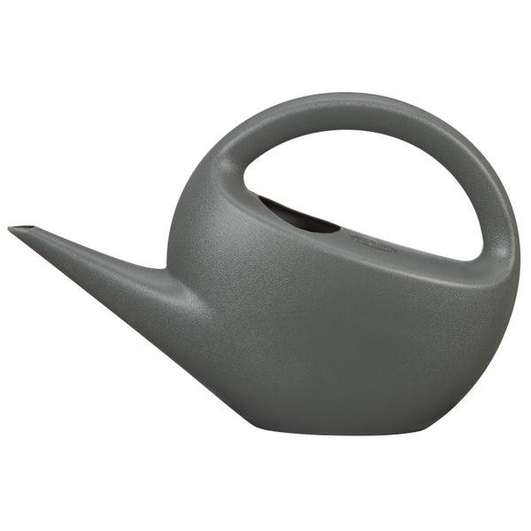 Scheurich Smilla, Gießkanne aus Kunststoff,  Farbe: Matt Anthracite, 47,8 cm Breite, 13,8 cm Tiefe, 31,7 cm hoch, 5 l Vol.