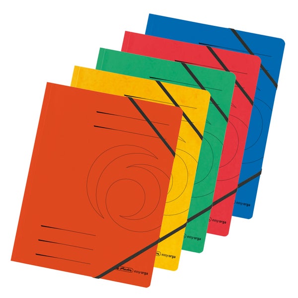 Herlitz Eckspanner Quality A4 farbig 5er Set