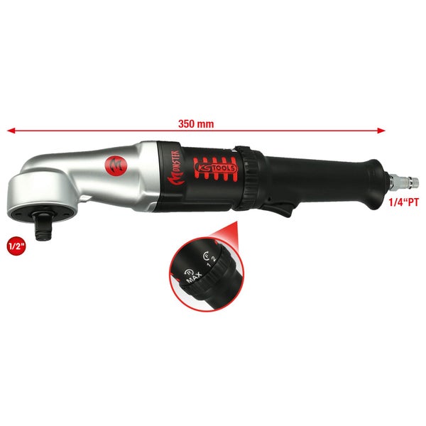 KS TOOLS 1/2 MONSTER Hochleistungs-Druckluft-Winkel-Schlagschrauber 271 Nm - 515.1625