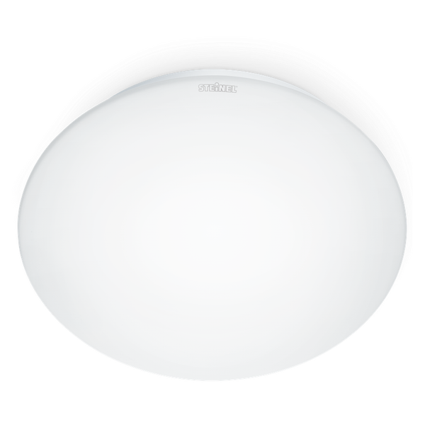 Deckenleuchte im Flur mit Holzelementen