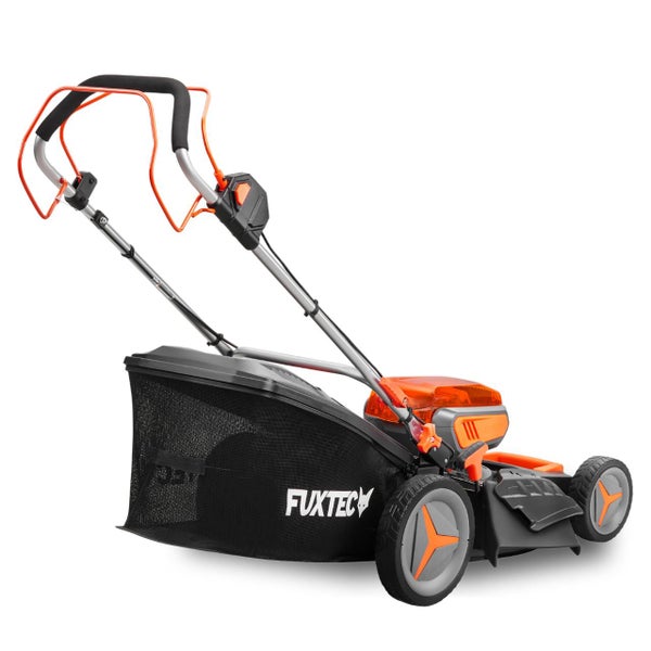 Rasentrimmer mit Fangkorb für den Garten