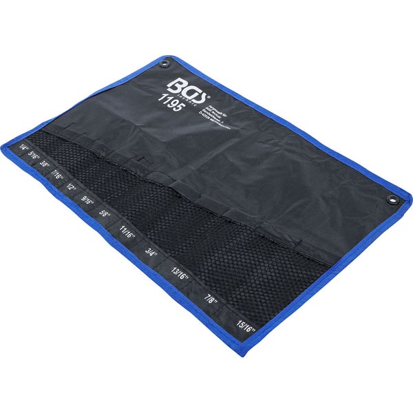 Aufgerolltes Werkzeugtasche mit BGS Technic Logo