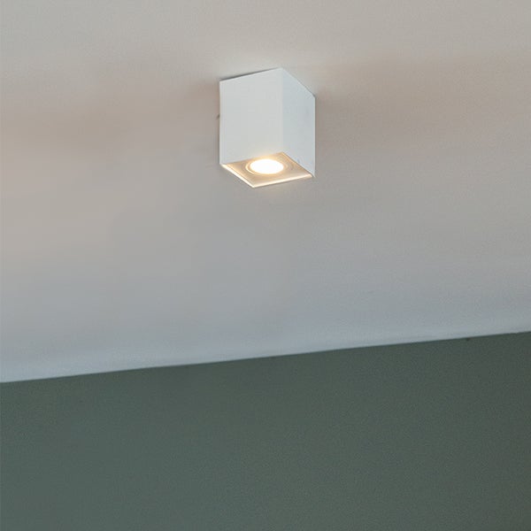 Quadratische Deckenleuchte