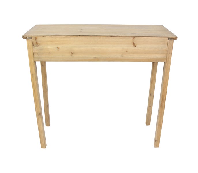 FRANK FLECHTWAREN | Konsolentisch Natur, HOLZ, MDF, 90 x 34 x 82 cm, KD