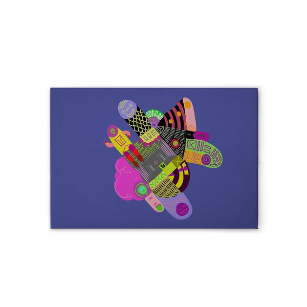 Leinwandbild mit abstraktem Muster für die Wandgestaltung