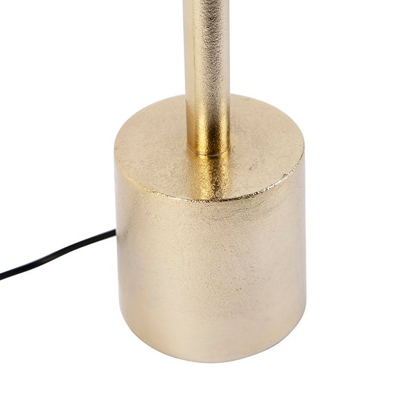 Detailansicht des Fußes einer Stehlampe