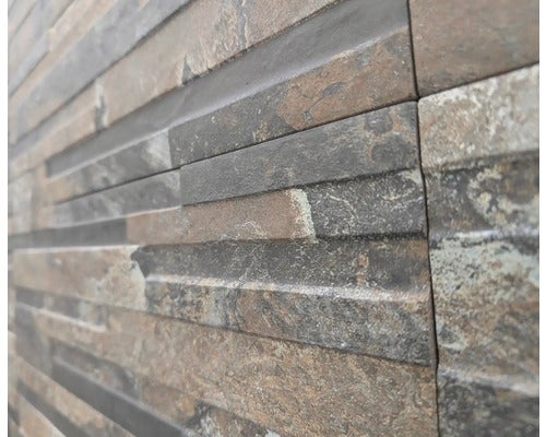 Wandverkleidung mit Steinoptik