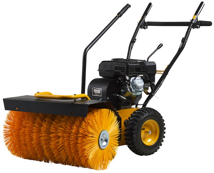 Benzin Kehrmaschine Texas Handy Sweep 619TG – 3in1 Schneeräumer & Laubsammler mit Radantrieb
