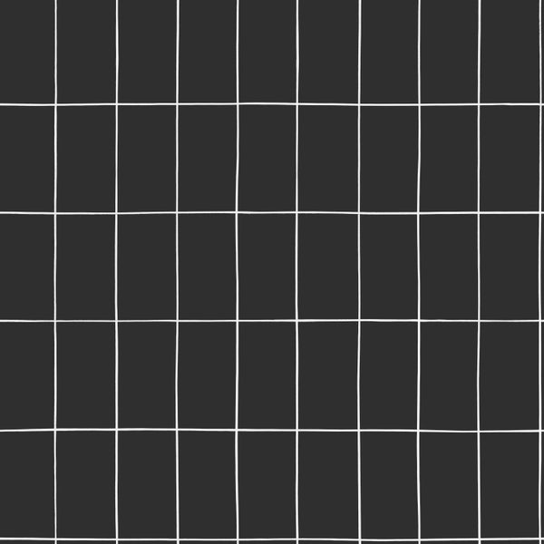 Fliesenmuster mit rechteckigen, dunklen Fliesen und hellem Fugenmuster