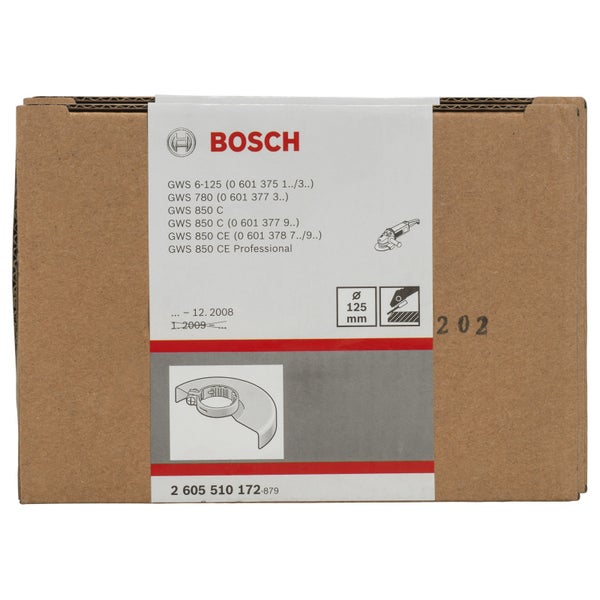 Bosch Schutzhaube ohne Deckblech, 125 mm, mit Codierung, passend zu GWS 6-125 - 2605510172