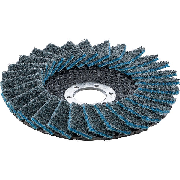 BGS Fächer-Schleif-Scheibe Vlies Ø 125 mm Körnung 240 - 74476