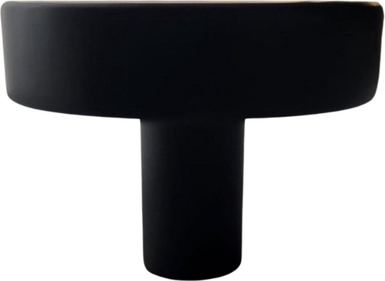 Möbelknopf / Schrankknopf Circle 40 mm Knopf rund schwarz Set 10