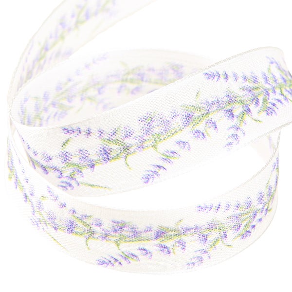 Dekoratives Band mit Lavendelmuster