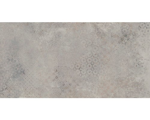 Wand- und Bodenfliese Alpha beat Grey 60x120x0,9cm