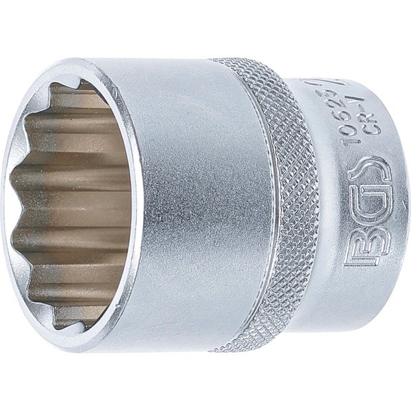 BGS Steckschlüssel-Einsatz Zwölfkant Antrieb Innenvierkant 12,5 mm (1/2) SW 28 mm - 10625