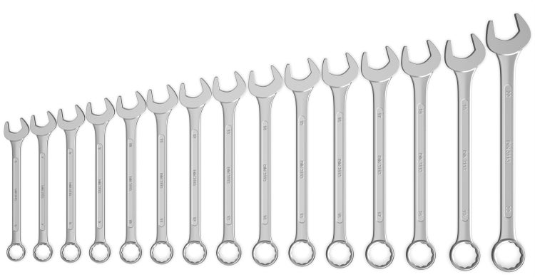 FAMEX 10345-15 Ringmaulschlüssel Satz 15-tlg.