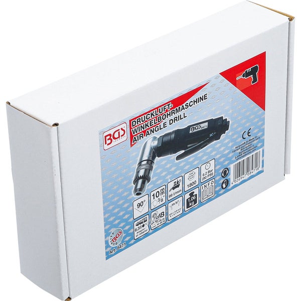 Verpackung einer BGS Druckluft-Winkelbohrmaschine