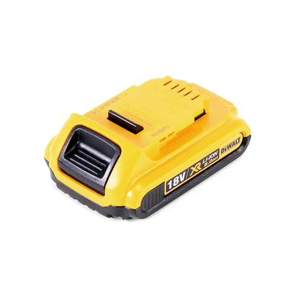 DeWalt 18 Volt XR Lithium-Ionen-Akku mit 2,0 Amperestunden für Elektrowerkzeuge.
