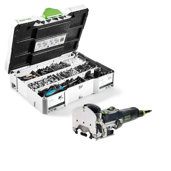 Festool DF 500 Q-Plus Dübelfräse Domino 420W 28mm im Systainer ( 494847 ) + Zubehör