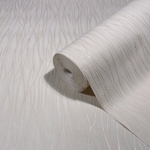 Tapete Beige Grafisch Modern für Wohnzimmer Schlafzimmer MADE IN GERMANY 10,05 x 0,53m