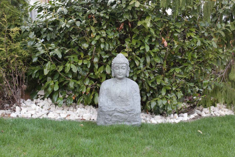 Gartenbrunnen Springbrunnen Brunnen FoBuddha Big für Aussen + Innen 76cm hoch 10554