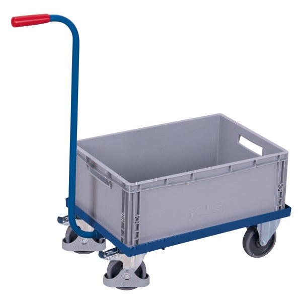 Transportwagen mit Kunststoffkiste