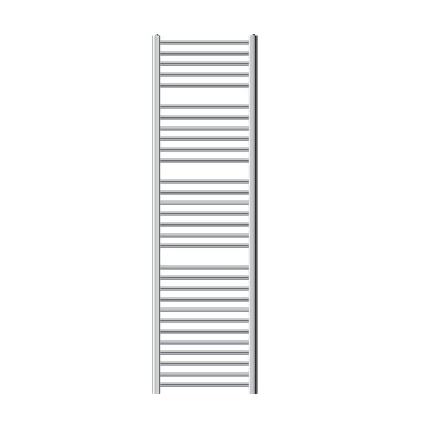 ECD Germany Badheizkörper - 500 x 1800 mm - Chrom - gebogen mit Seitenanschluss - Heizkörper Handtuchwärmer Handtuchtrockner