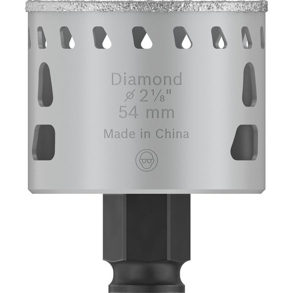 Diamantbohrkrone mit 54 Millimeter Durchmesser