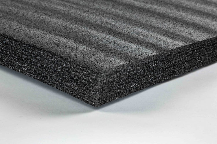 TYGR-Multilayer Schaumstoff schwarz 600x600x50 |DIY-Werkzeugeinlage für Werkzeug, Kamera & Co