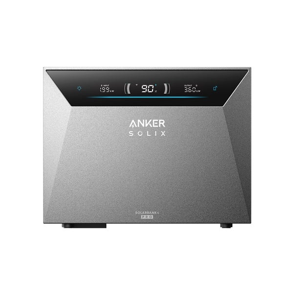 Anker SOLIX Solarbank 2 Pro Solarspeicher mit digitalem Display für Balkonkraftwerke.