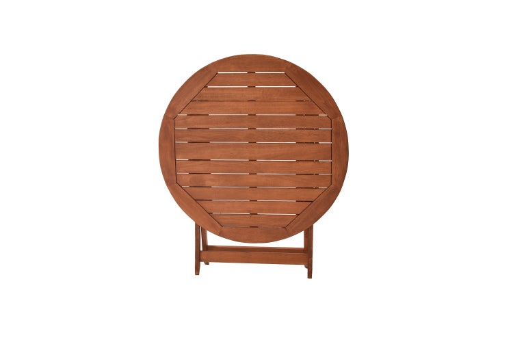 Borkum Gartenmöbelset 9tlg., 4 Klappsessel, 4 Auflagen, Klapptisch Ø 100 cm