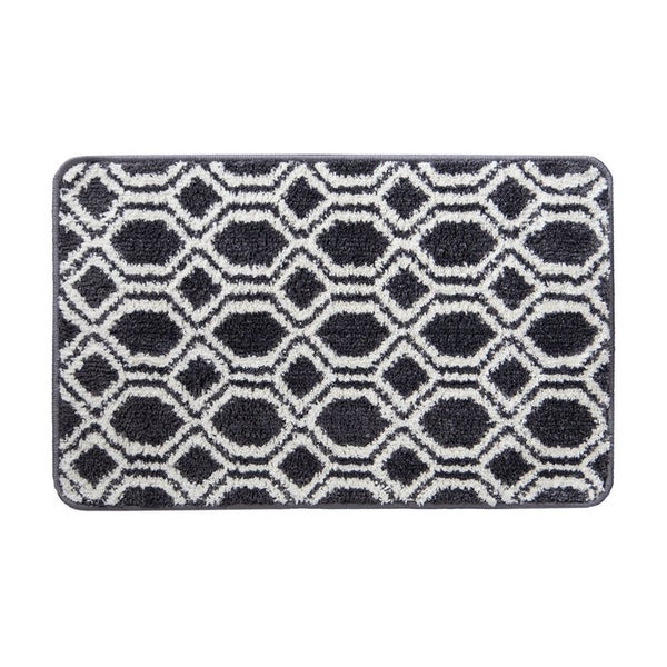 Rechteckige Badematte mit geometrischem Muster