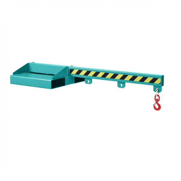 Schwenkarm mit Haken für Hebezeuge