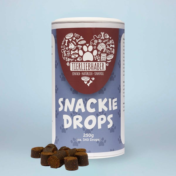 Snackie Drops - Belohnungssnack für Hunde - Leckerlis für Hunde - 250g