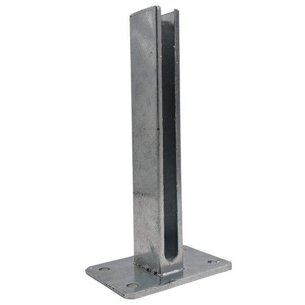 Metallpfostenträger mit U-Form zur Befestigung von Pfosten