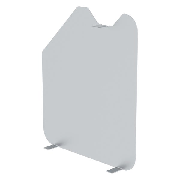 Metallische Seitenwand für Heizkörper